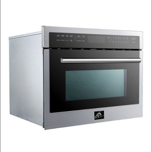 Forno Appliances - 1.6 Cu. Ft. Convection Microwave with Sensor Cooking - Stainless steel