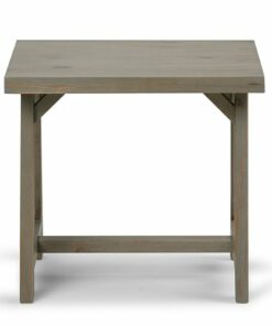 Simpli Home - Sawhorse End Table - Distressed Grey
