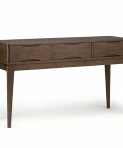 Simpli Home - Harper Console Sofa Table - Walnut Brown