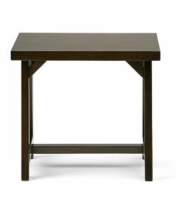 Simpli Home - Sawhorse End Table - Dark Chestnut Brown