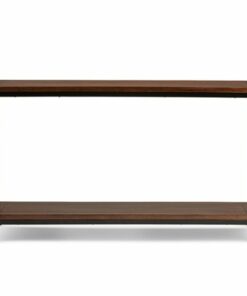 Simpli Home - Skyler Console Sofa Table - Dark Cognac Brown