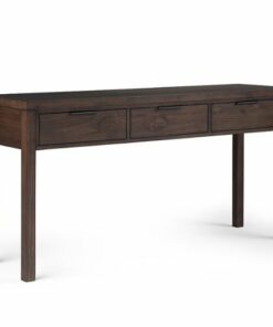 Simpli Home - Hollander Wide Console Table - Warm Walnut Brown