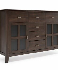 Simpli Home - Artisan Sideboard Buffet - Dark Chestnut Brown