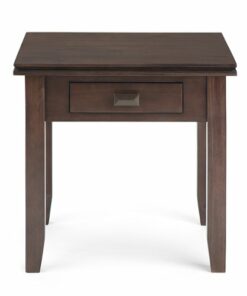 Simpli Home - Artisan End Table - Tobacco Brown
