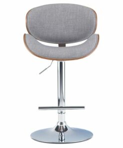 Simpli Home - Marana Bentwood Adjustable Height Gas Lift Bar Stool - Grey