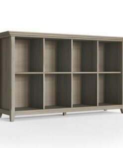 Simpli Home - Amherst 8 Cube Storage Sofa Table - Distressed Grey
