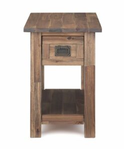 Simpli Home - Monroe Narrow Side Table - Rustic Natural Aged Brown