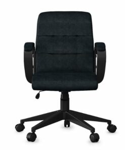 Simpli Home - Brewer Swivel Office Chair - Distressed Blue