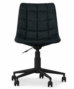 Simpli Home - Chambers Swivel Office Chair - Distressed Blue