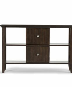 Simpli Home - Acadian Console Sofa Table - Brunette Brown