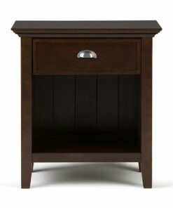 Simpli Home - Acadian Bedside Table - Brunette Brown