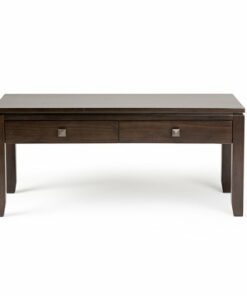 Simpli Home - Cosmopolitan Coffee Table - Mahogany Brown