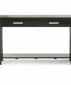 Simpli Home - Kitchener Console Sofa Table - Hickory Brown