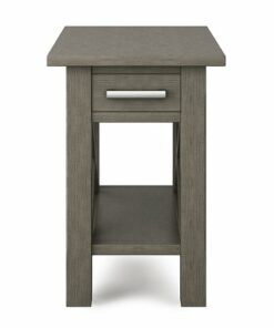 Simpli Home - Kitchener Narrow Side Table - Farmhouse Grey