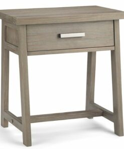 Simpli Home - Sawhorse Bedside Table - Distressed Grey