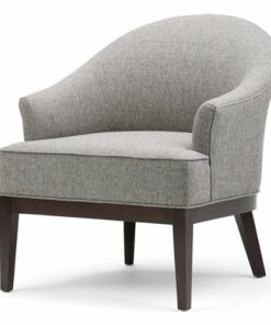 Simpli Home - Louise Tub Chair - Warm Slate Grey