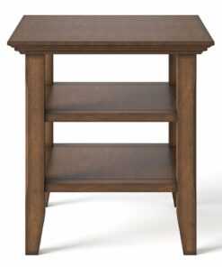 Simpli Home - Acadian End Table - Rustic Natural Aged Brown