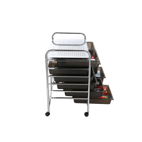 Mind Reader - Storage Drawer Rolling Utility Cart