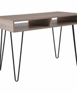 Flash Furniture - Franklin Rectangle Contemporary Laminate  Home Office Desk - Oak