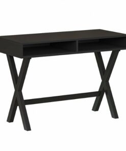 Flash Furniture - Dolly Rectangle Modern Laminate  Home Office Desk - Black