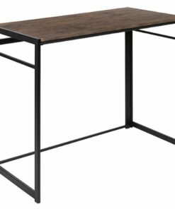 Flash Furniture - Walker Rectangle Modern Laminate  Home Office Desk - Rustic
