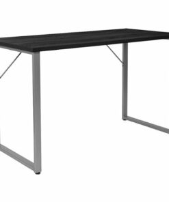 Flash Furniture - Harvey Rectangle Contemporary Laminate  Home Office Desk - Black