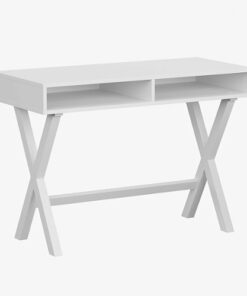 Flash Furniture - Dolly Rectangle Modern Laminate  Home Office Desk - White
