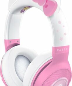 Razer - Kraken Hello Kitty Edition Wireless Headset with Chroma RGB Lighting - Pink