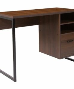 Flash Furniture - Northbrook Rectangle Laminate 1-Drawer Home Office Desk - Rustic