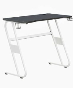 Flash Furniture - Fisher Rectangle Contemporary Laminate  Gaming Desk - White