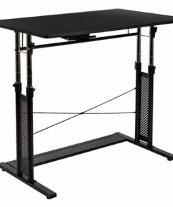 Flash Furniture - Fairway Rectangle Modern Laminate  Home Office Desk - Black