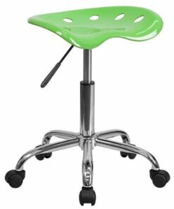 Flash Furniture - Taylor Contemporary Plastic Stool - Apple Green