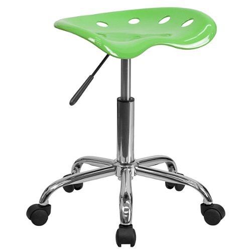 Flash Furniture - Taylor Contemporary Plastic Stool - Apple Green