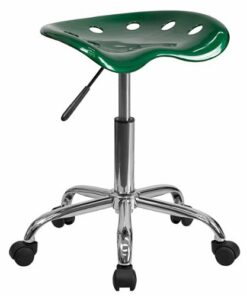 Flash Furniture - Taylor Contemporary Plastic Stool - Green