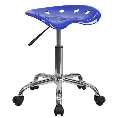 Flash Furniture - Taylor Contemporary Plastic Stool - Nautical Blue