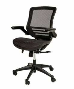Flash Furniture - Warfield Modern Mesh Executive Swivel Office Chair - Black Mesh/Black Frame