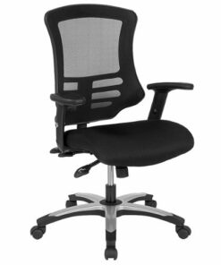 Flash Furniture - Waylon Contemporary Mesh Executive Swivel Office Chair - Black