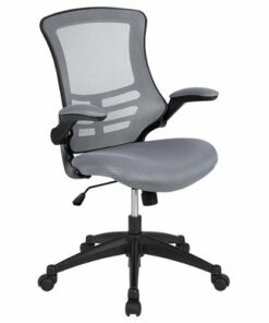 Flash Furniture - Kelista Contemporary Mesh Swivel Office Chair - Dark Gray Mesh