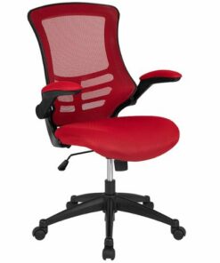 Flash Furniture - Kelista Contemporary Mesh Swivel Office Chair - Red Mesh