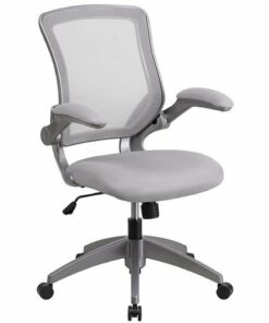 Flash Furniture - Kale Contemporary Mesh Swivel Office Chair - Gray