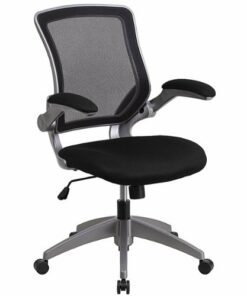 Flash Furniture - Kale Contemporary Mesh Swivel Office Chair - Black