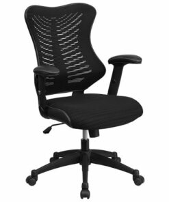 Flash Furniture - Kale Contemporary Mesh Executive Swivel Office Chair - Black Mesh