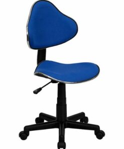 Flash Furniture - Whitney Contemporary Fabric Swivel Office Chair - Blue