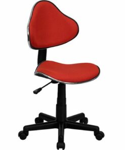 Flash Furniture - Whitney Contemporary Fabric Swivel Office Chair - Red