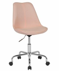 Flash Furniture - Aurora Series Contemporary Fabric Swivel Office Chair - Pink