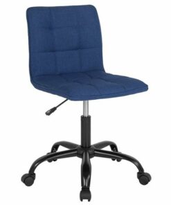 Flash Furniture - Sorrento Contemporary Fabric Swivel Office Chair - Blue Fabric