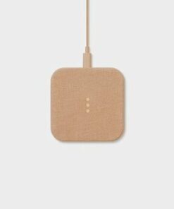 Courant - Essentials CATCH:1 10W Qi-Certified Wireless Charger for iPhone and Android - Camel