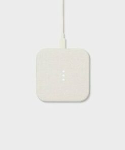 Courant - Essentials CATCH:1 10W Qi-Certified Wireless Charger for iPhone and Android - Natural