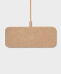Courant - Essentials CATCH:2 20W Qi-Certified Multi-Device Wireless Charger for iPhone and Android - Camel