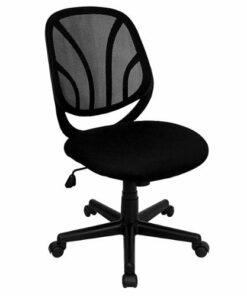 Flash Furniture - Y-Go Chair™ Contemporary Mesh Swivel Office Chair - Black 1